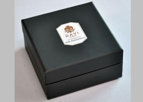 Black Luxury Rigid Gift Boxes With Embossed Logo, Unique Printed Cardboard Gift Packaging Box