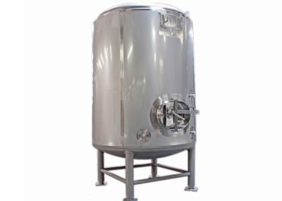 Durable 1HL Brite Tank Brewing 304 Stainless Steel  Dimple Jacketed / Side Manhole