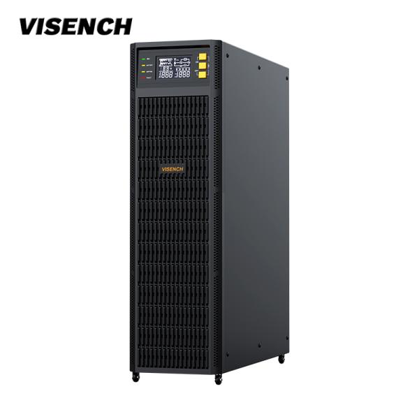 Visench OEM ODM 10KVA/9000W 3 Phase 0ms Transfer Pure Sine Wave 10000VA Online Industrial UPS Uninterrupted Power Supply