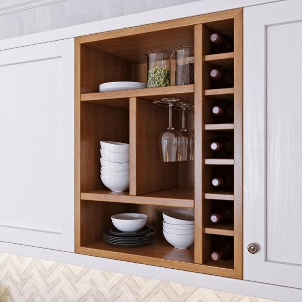 50CM Light white Kitchen Cabinets Pantry Storage Unit For Storage Use