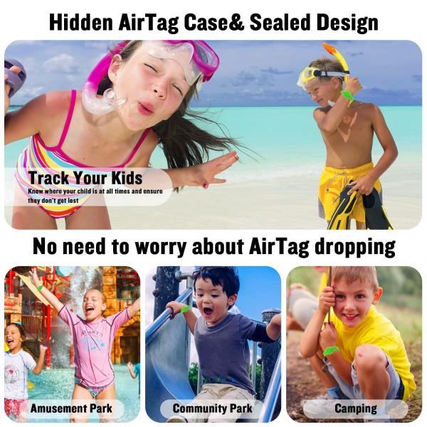 Waterproof Silicone Airtag Bracelet