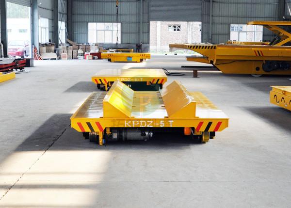 10t  capacity electric rubber wheel transfer cart for Malaysia coil handling