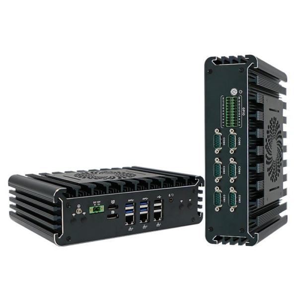 Quad Core IBOX-3126 Industrial Mini PC with 3*Intel I225-V 2.5G LAN and Fanless Design for Industrial Automation
