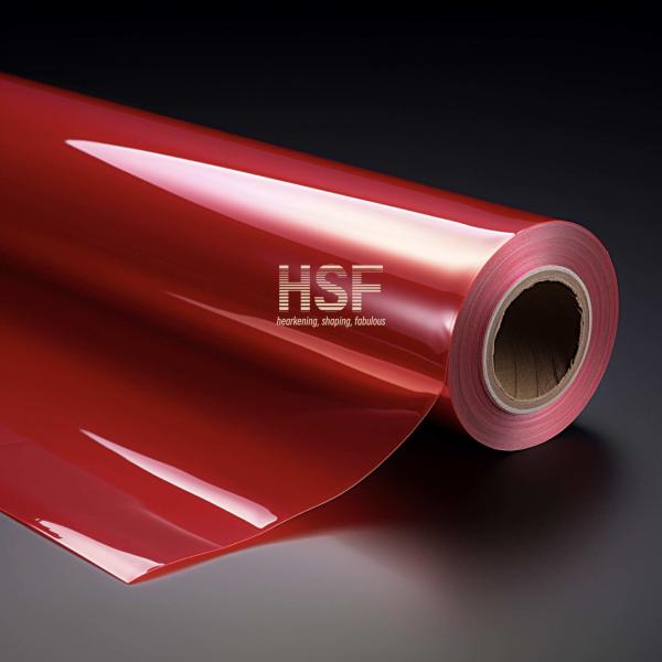 75um Red PET Fluorosilicone Release Liner Transparent Pet Film