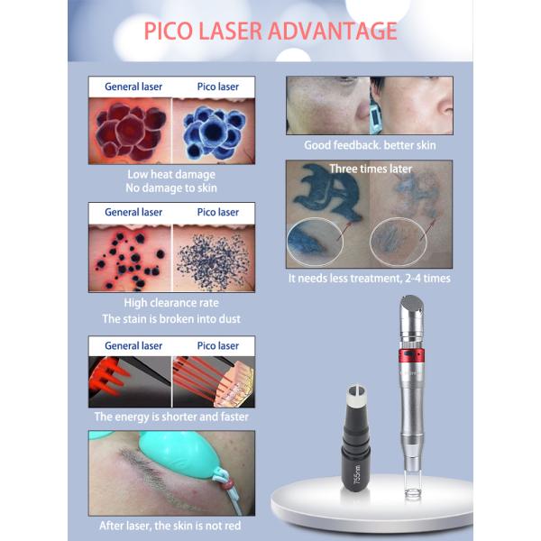 2 в 1 машине удаления татуировки лазера Пико Яг машины 808нм терапии красотки