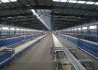 Fuego de túnel largo / lineal Instalación fácil Refrigeración por agua Estructura de horno horizontal