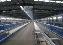 Forno de túnel longo / linear Fácil instalação Refrigeração por água Estrutura de forno horizontal