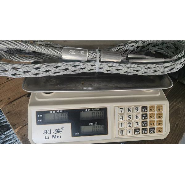 Heavy-Duty Double-Braided Cable Pulling Grip for 300–400mm² ACSR Conductors with 30KN Rated Load