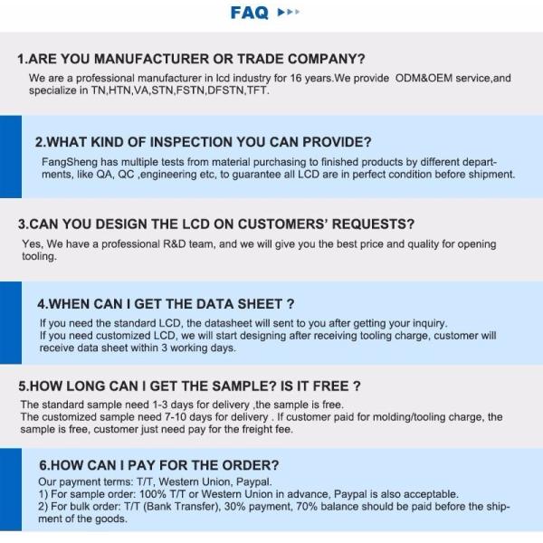 1.2 inch 1.5 inch 1.8 Inch 2.2 Inch 2.5 Inch COG LCD Display 12864 Dots Matrix
