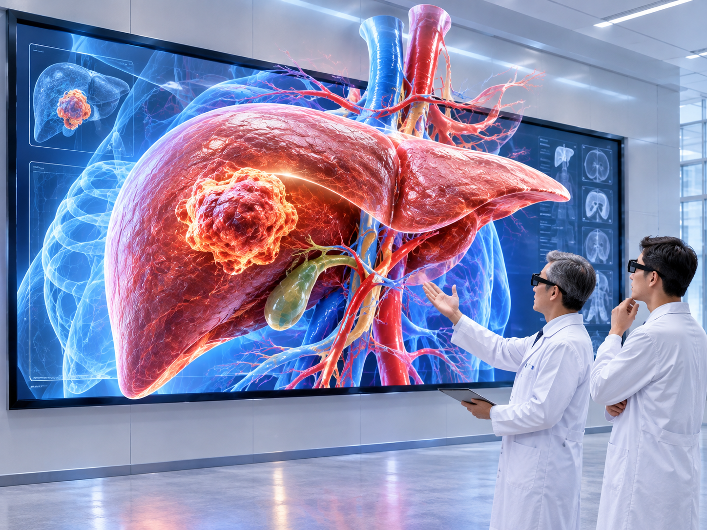 Ultra HD Polarized 3D Display for Medical Organ Structure 3D Demonstration