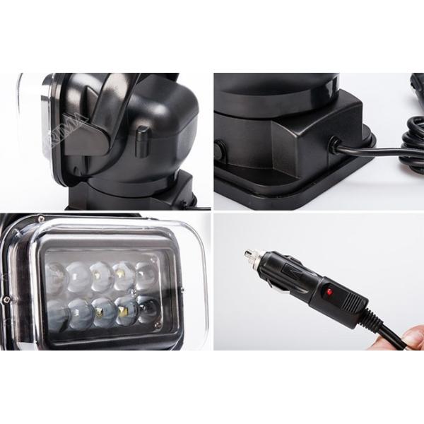 Remote Control LED Search Light For Off Road Vehicle 360° Rotating Spot Beam