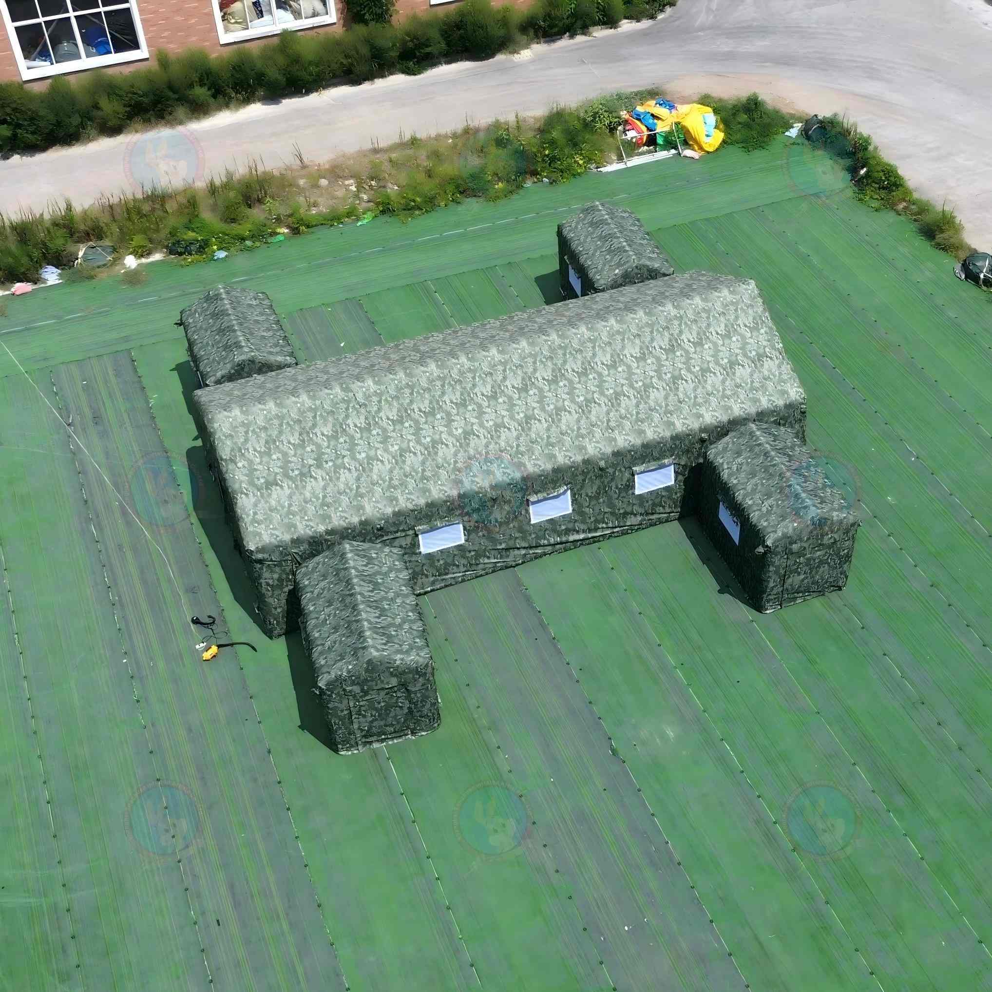 Inflatable Waterproof Tent Portable Outdoor Medical Rescue Storage Shelter Custom Camouflage Combo Tent Emergency Use