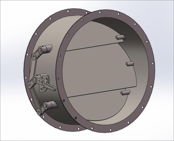 Air Blower Damper For High Pressure Centrifugal Blower Centrifugal Fan Accessories Second Stage Impeller Wheel