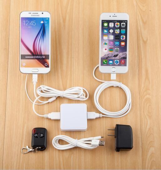 COMER 2-Port Security alarm Controller store security display system for mobile phone stores