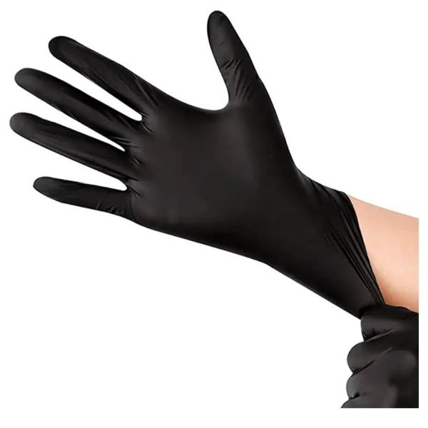 Nitrile Black Powder Free Vinyl Disposable Protection Gloves For Household Kitchen