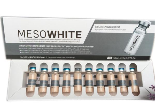 Skin Rejuvenating White Brightening MESO Serum For Mesotherapy Gun 5ml