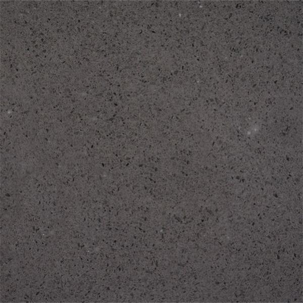 Hard Wearing Custom Sized Dark Grey Glass Quartz for Home Decorative Countertops/Wall and Floor Tiles