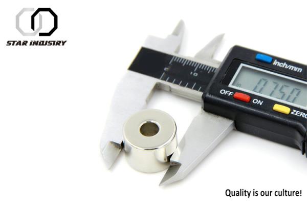 China rare earth magnet with screw hole , neodymium rare earth magnets n52