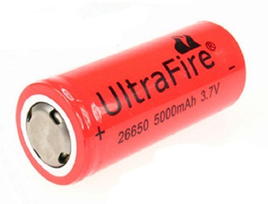 Portable 26650 AAA Rechargeable Battery Heat Resistant for LED Flashlights