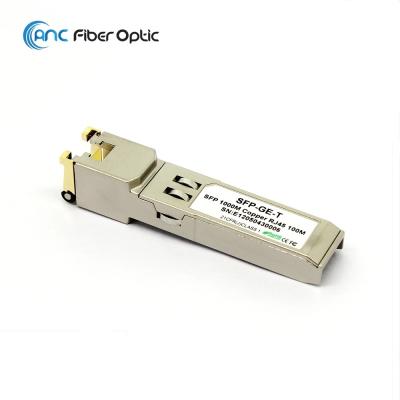 Nenhum conector RJ45 de cobre do transceptor 1.25G 10/100/1000M-T RJ45 100M da fibra ótica de DDM SFP