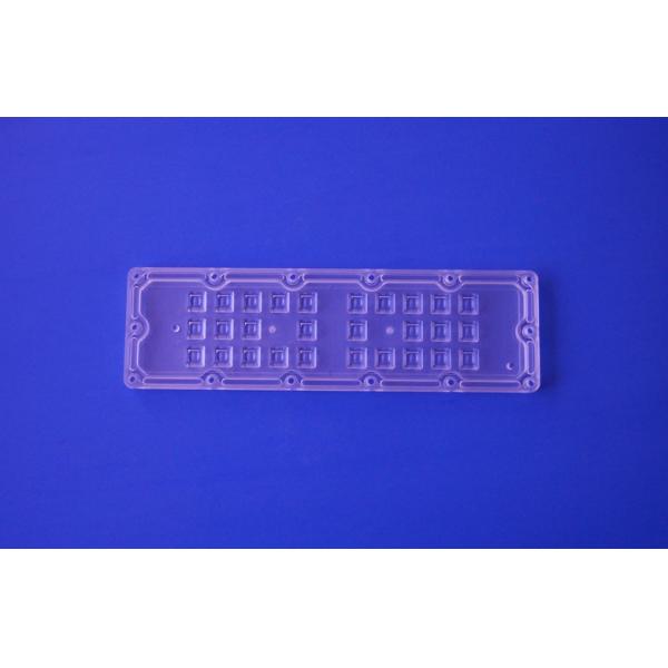 Optical PC Led Street Light Lens , SMD 5050 90x120 degree Led Lens