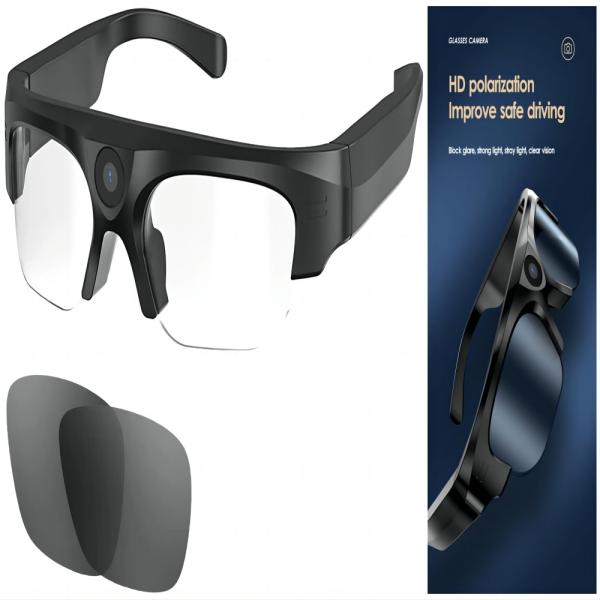 Men Women Bluetooth Video Sunglasses With Open Ear Music Connect Phones Tablets