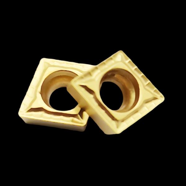 Tungsten Carbide CVD Coated Inserts CCMT060204 For Lathe Turning Tool