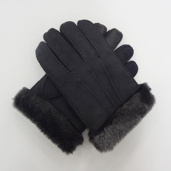 2019 original sheepskin shearling 5 fingers winter gloves touch screen