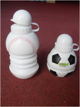 450ML football style water bottles for World Cup, plastic sport water bottle