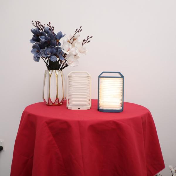 Japanese Paper Sculptural Accordion Table Lamp Night Light Home Decor OEM