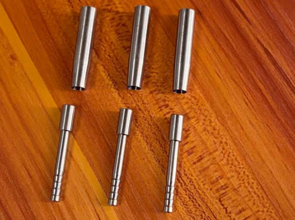 .165 4mm Spine 200/250/300/350/40/500 Arrows Titanium half out inserts and Collars Sleeve