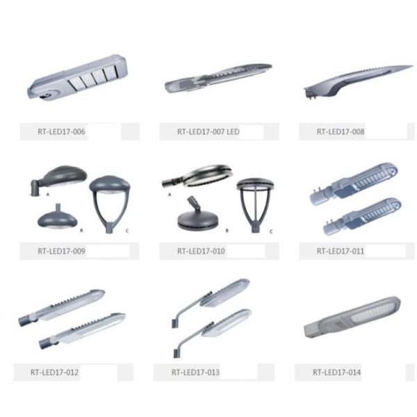 Iluminación industrial del aparcamiento del grado LED, acoplamiento integrado del doble de la luz de calle resistente