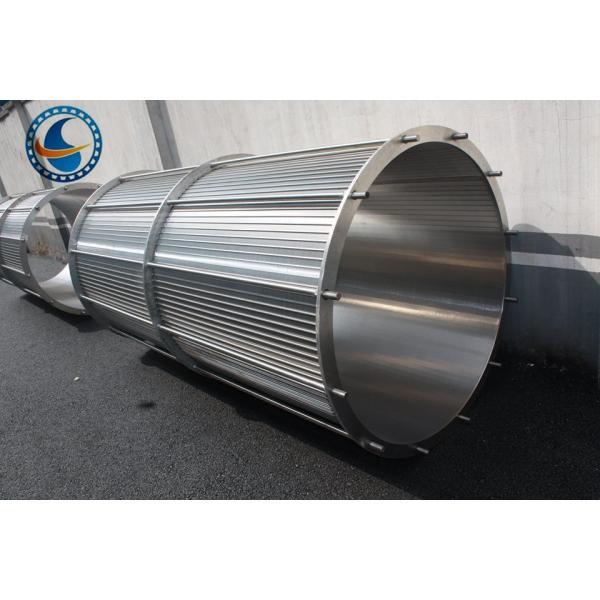 201 Stainless Steel Profile Reusable 25u Reverse Wedge Wire Screen Filter Element
