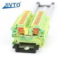 PTV 2.5-PE Modulaire au sol DIN Terminal Rail Bloc d'entrée latérale Connecteur de câblage électrique 2.5 mm