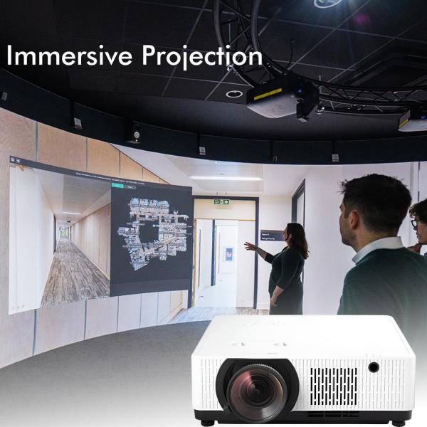 7500 Lumen Short Throw Laser Projector Immersive Projection UST Laser Projector