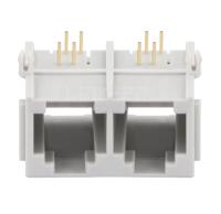 Puerto Rj11 Jack Connector Without Integrated Magnetics de E5362-00A512-L 1x2