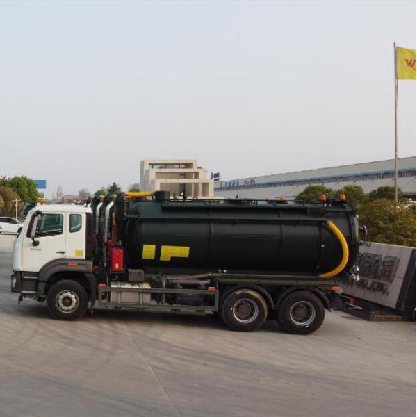 Sinotruk Howo new 6X4 18CBM sludge vacuum Sewage Suction tank truck used pump sewage trucks vehicle