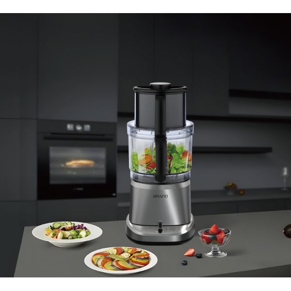 600-800W Multi Functional Food Processor With 2.0L AS Transparent Bowl And 3 Speeds Pulse Settings