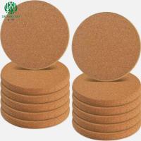 Absorbent Cork Coasters  For Hot Drinks at Home,Office,Restauarnts With Custom Thickness