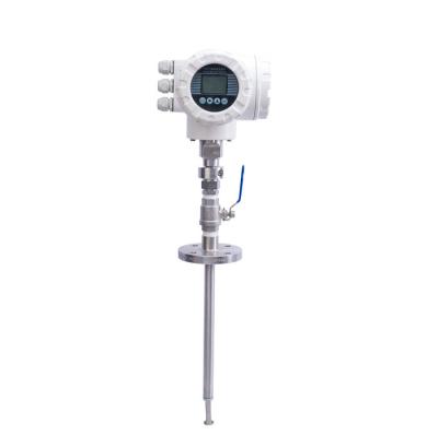 Insertion Type Air Thermal Gas Mass Flow Meter RS-485 Modbus RTU Hydrogen Gas