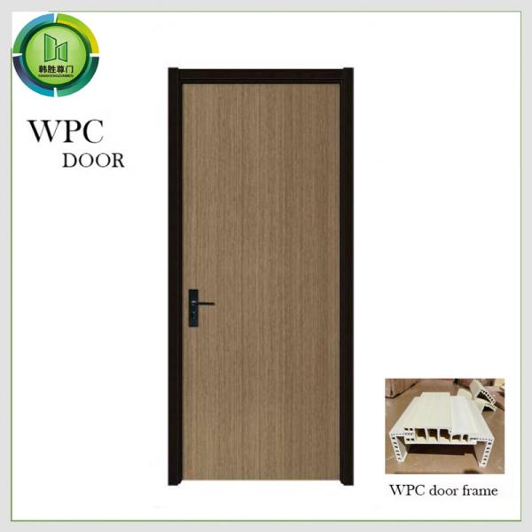 Fire Rated Interior WPC Wood Door Moisture Resistant SGS Certified