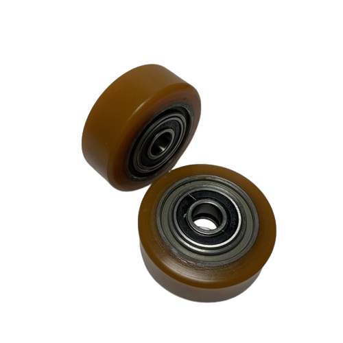 6203 Bearing Linde Balance Wheel 80*30 mm PU Material for Hand Pallet Truck in Food Beverage Shops