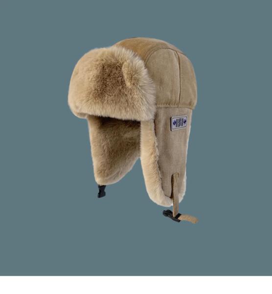 Windproof Ladies Fur Trapper Hats Cold Weather Trapper Hat Adult Size