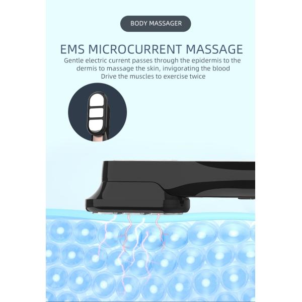 Multifunctional Electric Massage Comb Smart EMS Vibration Red Blue Light Face Body Skin Care Hair Growth