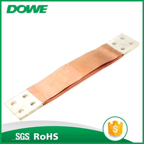 China supplier tinned copper foil flexible connectors electrical busbar connectors