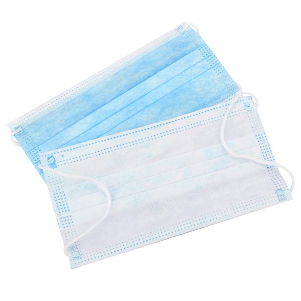 Manufacturer CE FDA in stock earloop anti dust virus Non-woven 3-ply disposable face mask