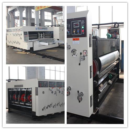 High Precision Alloy Steel Flexo Printer Slotter Machine Automatic Carton Machine