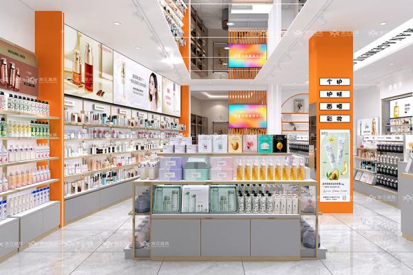 Customized Skincare Shop Furniture Les Classiques-Gray Series Makeup Store Design Retail Shop Fitting for Cosmetic Store Interior Design