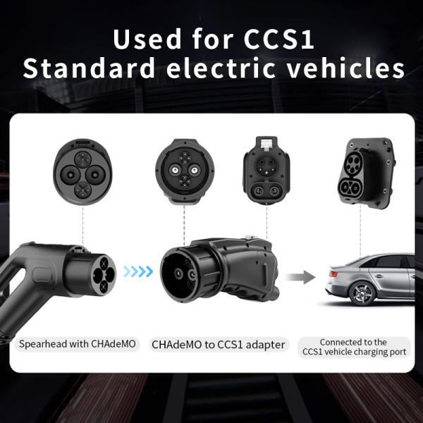Olink Chademo to Ccs1 Adapter for Nissan Leaf 200A 1000V DC Fast EV Charging Adapter EVSE Adapter