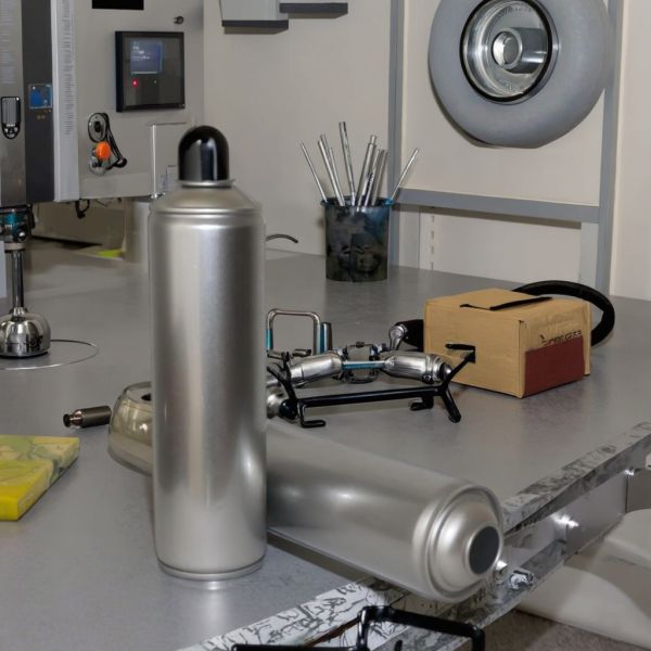 Empty 4 Color Printed Refilled Round Tinplate Butane Gas Can Cartridge Furnace with Screw Cap Sealed for Chemical Use